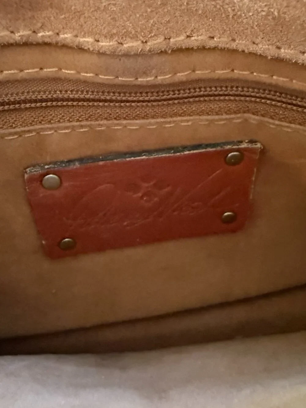 Patricia Nash Lanza Tooled Leather Crossbody Bag Burnished Cognac Boho Western